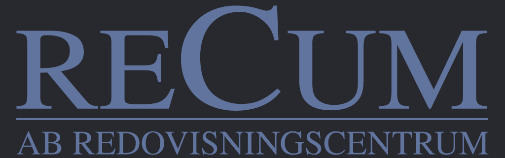 Aktiebolaget Redovisningscentrum RECUM logotyp